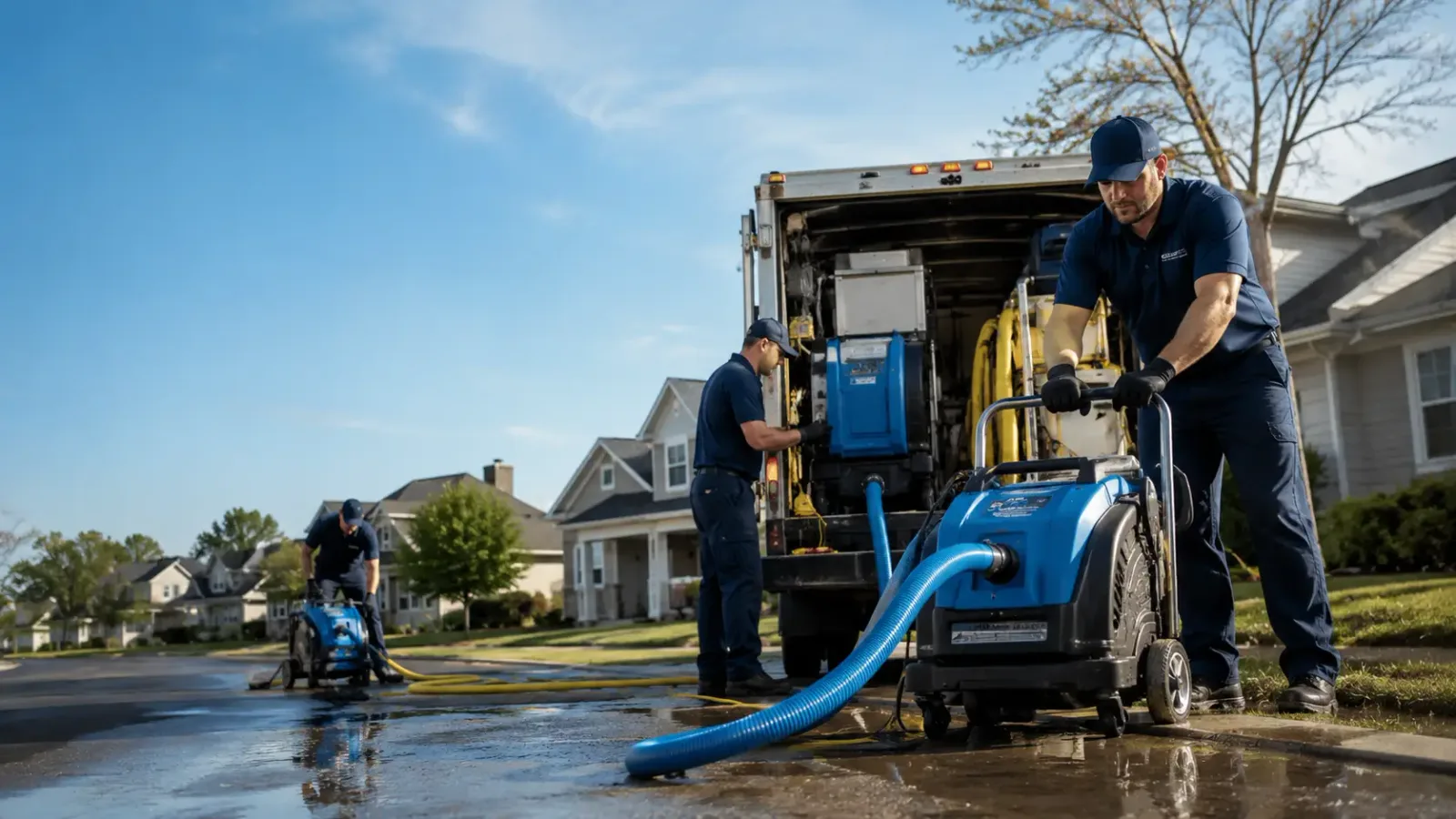 Flood Damage Cleanup in Lahmansville, WV